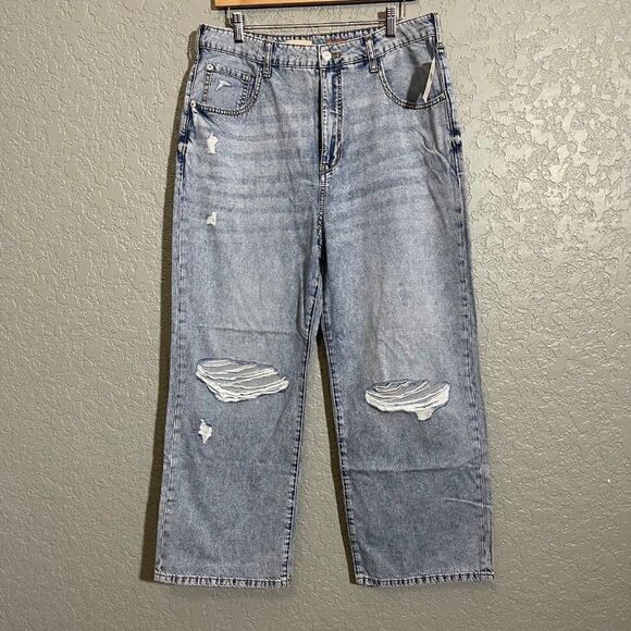 Anthropologie Pilcro The Joey High-Rise '90s Slouch Straight Jeans - Picture 3 of 13